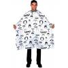Betty Dain Capa Corte Barbero Bigotes Blanca