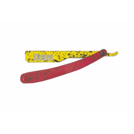 Blessed Navaja Carril Mango Metal  Fluor Moteada Amarilla/rosa    Ref. Blrz-3029