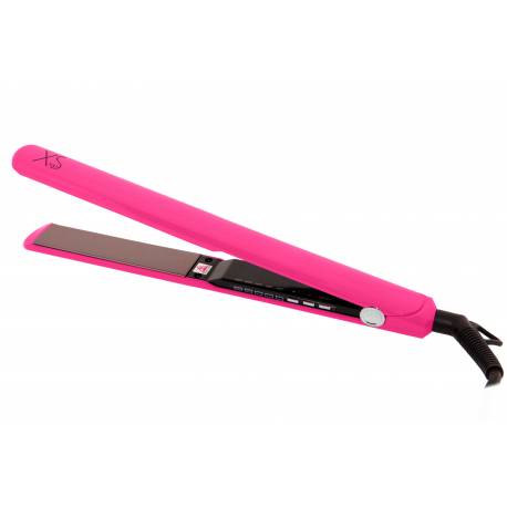 By Agv Plancha Xs Titanio Digital Rosa Fluor 220º Placa 27x120mm Mas Cepillo By Agv Plancha Xs Titanio Digital Rosa Fluor 220º Placa 27x120mm Mas Cepillo