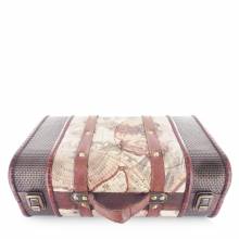 Dear Barber Maleta De Madera Vintage Grande  Vacio  Ref. Db00155
