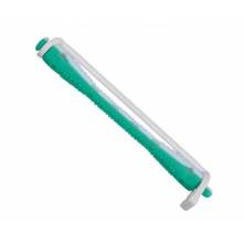 Eurostil Bigudi Plast Blanco Y Verde Largo  12 Unds.   Ref. 900