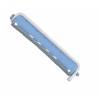 Eurostil Bigudi Plast Gris Y Azul Largo  12 Unds. Ref. 905