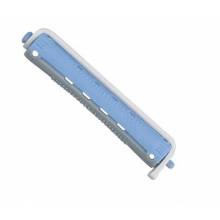 Eurostil Bigudi Plast Gris Y Azul Largo  12 Unds. Ref. 905