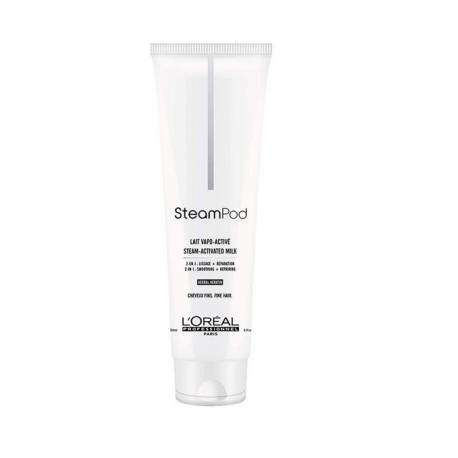 Loreal Steampod Leche Cabello Fino 150 Ml.
