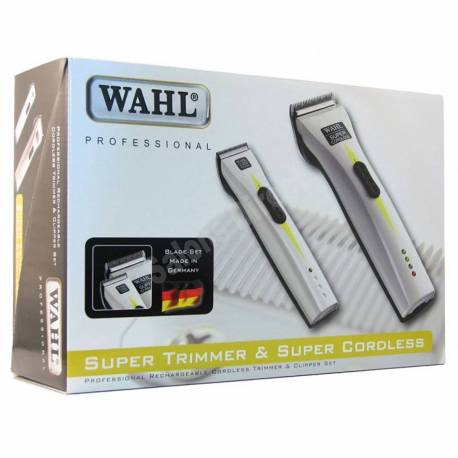 Wahl Maquina Cortapelo Profesional Sin Cable Mod. Super Cordles Y Super Trimmer Pack Ref. 1872.0470 Wahl Maquina Cortapelo Profesional Sin Cable Mod. Super Cordles Y Super Trimmer Pack Ref. 1872.0470