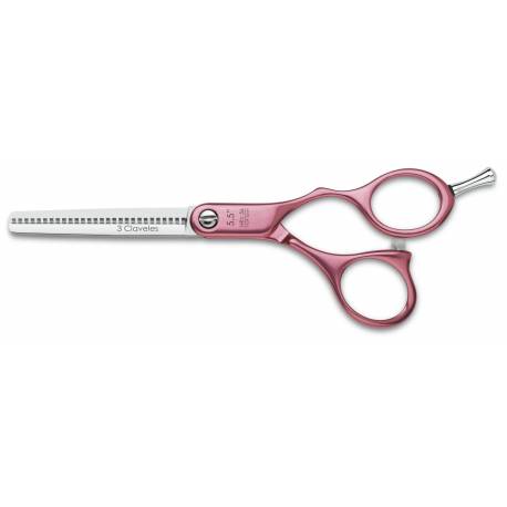 3 Claveles Tijera Aluminio Rosa Esculpir 28 Dientes Acero Hrc56 Filo Suave 5.5 Pulgadas Ref. 12692 3 Claveles Tijera Aluminio Rosa Esculpir 28 Dientes Acero Hrc56 Filo Suave 5.5 Pulgadas Ref. 12692