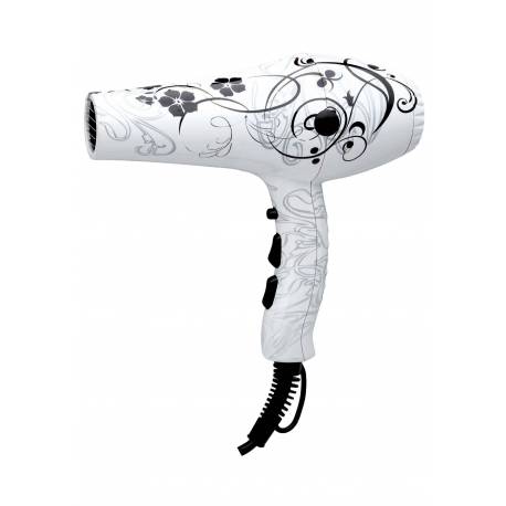 Albipro Secador De Mano Eco 2000 W Blanco Flores Profesional Ref. 3350 Albipro Secador De Mano Eco 2000 W Blanco Flores Profesional Ref. 3350