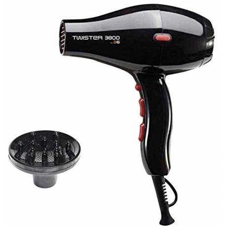 Ag Secador De Mano Ionico 2000 W Twister  Negro 3800 Mod. 40622