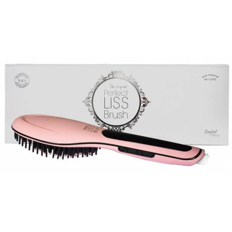 By Agv Cepillo Alisador Electrico Perfect Liss Brush Prof 230º Rosa-mate By Agv Cepillo Alisador Electrico Perfect Liss Brush Prof 230º Rosa-mate
