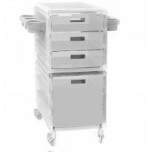 Ceriotti Carrito My Ice 3 Cajones Blanco Translucido Y 1 Cajon Grande Ref.7246