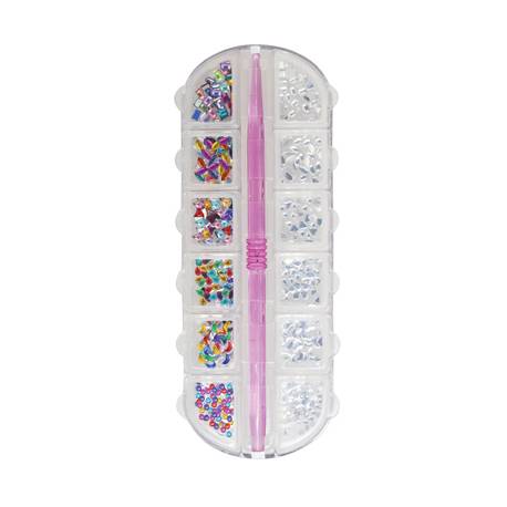 It´s So Easy Caja De Gemas 450 Unids   Rhinestones Accent Box B   Ref. 98851