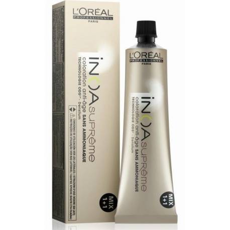 Loreal Tinte Permanente Inoa Supreme En Crema Sin Amoniaco Especial Canas N.   8.31 Oro Embriagador