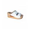 Luver Zueco Sandalia Muelle 2 Tira Mod.2101 Blanco 36