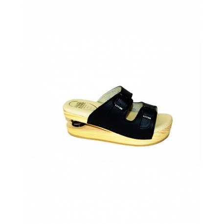 Luver Zueco Sandalia Muelle 2 Tira Mod.2101 Negro 36 Luver Zueco Sandalia Muelle 2 Tira Mod.2101 Negro 36