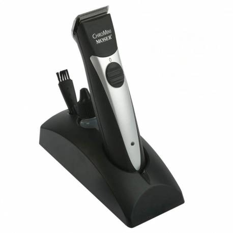 Moser Maquina Cortapelo De Contorno Profesional Sin Cable Mod. 1591 Chromini Negra Ref. 1591-0062