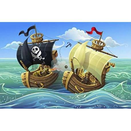 Peinador Infantil Higienico Barcos 80 X 120 Ctm. Ref. P2581093 Peinador Infantil Higienico Barcos 80 X 120 Ctm. Ref. P2581093