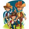 Peinador Infantil Vaquero 80 X 105 Ctm. Ref. P2581087