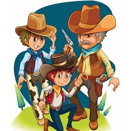 Peinador Infantil Vaquero 80 X 105 Ctm. Ref. P2581087 Peinador Infantil Vaquero 80 X 105 Ctm. Ref. P2581087