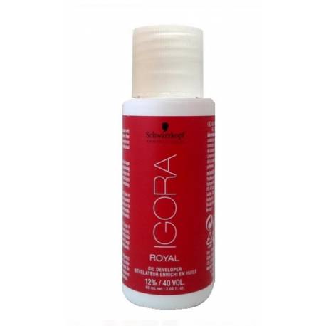 Schwarzkopf Oxigenada Igora Royal Mini Locion Activadora 12% - 40 Vol 60 Ml. 836631 Schwarzkopf Oxigenada Igora Royal Mini Locion Activadora 12% - 40 Vol 60 Ml. 836631