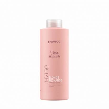 Wella Care Champu Invigo Blonde Recharge Cool Blond  1000 Ml.