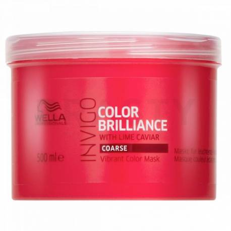 Wella Care Mascarilla Invigo Brilliance Protectora Color Cabello Grueso 500 Ml.