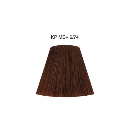 Wella Color Tinte Permanente Koleston Perfect N.  6.74 Rubio Oscuro Marron Cobrizo