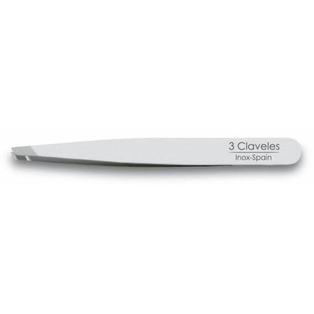 3 Claveles Pinza Inoxidable Sesgada Ref. 12261