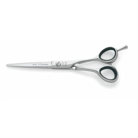 3 Claveles Tijera Onix Acero Alta Dureza Hrc60 Filo Navaja 5.5 Pulgadas Ref. 12773 3 Claveles Tijera Onix Acero Alta Dureza Hrc60 Filo Navaja 5.5 Pulgadas Ref. 12773