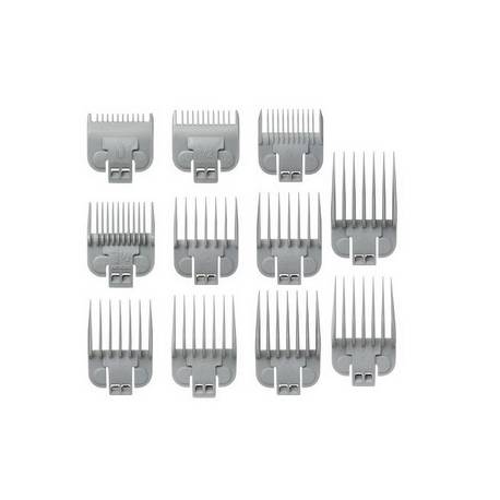 Andis Pack 11 Peines De Corte Mod. Us Pro/fade  Nº   0  0´5  1  1´5  2  3  4  5  6  7  8  Ref.66565 Andis Pack 11 Peines De Corte Mod. Us Pro/fade  Nº   0  0´5  1  1´5  2  3  4  5  6  7  8  Ref.66565