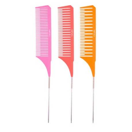 Bifull  Set 3 Peines Neon Especial Mechas Layering  Ref. Bfpei44898