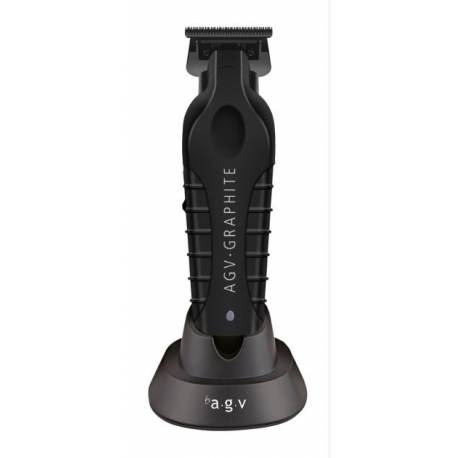 By Agv Maquina Trimmer Grafite Pro 7500 Rpm Con Base Y 3 Peines Ref. 99009012
