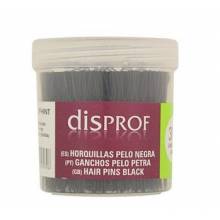 Disprof Horquillas Invisibles Negras 300 Unds. Ref. Vp-hint  Tarrina  Disprof
