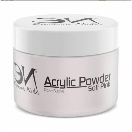 Economics Nails Acrylic Powder Soft Pink  Rosa Suave  200g Ref.a1004-200