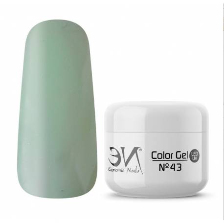 Economics Nails Color Gel 43 Pastell Green 5 Ml. Ref. Gc1043