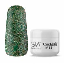 Economics Nails Color Gel 55 Glam Olive 5 Ml. Ref. Gc1055