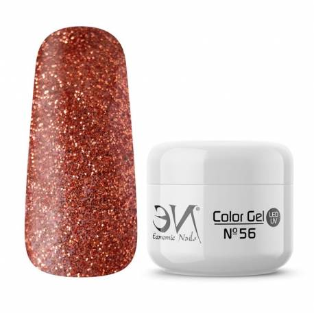 Economics Nails Color Gel 56 Glam Cooper 5 Ml. Ref. Gc1056