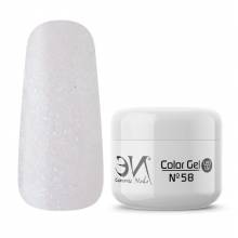 Economics Nails Color Gel 58 Glam White 5 Ml. Ref. Gc1058