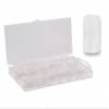 Economics Nails Tips De 100 Unds Transparentes Con Caja Ref.s1045