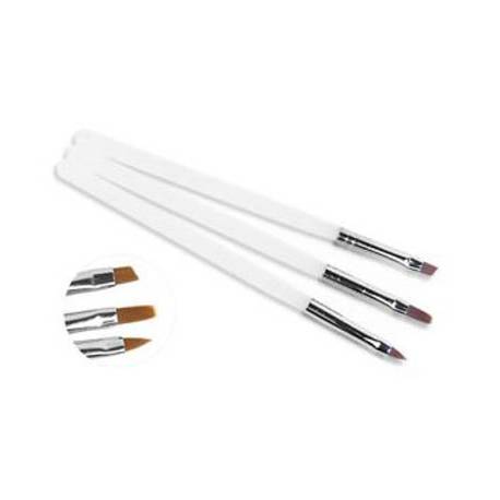 Etecmed Set 3 Pinceles Para Uñas Artificiales Ref. 90318 Etecmed Set 3 Pinceles Para Uñas Artificiales Ref. 90318