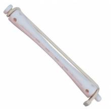 Eurostil Bigudi Plast Rosa Y Blanco Largo  12 Unds. Ref. 901