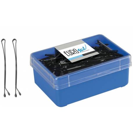 Eurostil Clip Ondin R7 Negro Caja 150 Unds. 7 Ctm. Ref. 01608/50 Eurostil Clip Ondin R7 Negro Caja 150 Unds. 7 Ctm. Ref. 01608/50