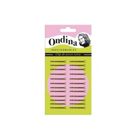 Eurostil Clip Ondina Mini Rubio 24 Unds. 2 5 Ctm. Ref. 02879