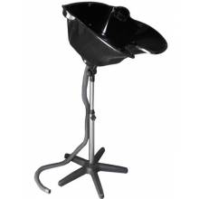Eurostil Lavacabezas Portatil Negro Basculante Con Pie Y Desague Ref. 03736