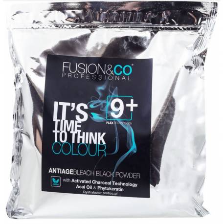 Fusion&co Decoloracion Antiage Bleach Black Powder 9+ Carbon 1000 Gr Ref. 30039