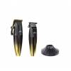 Jrl Maquinas Ff Fresh Combo Gold Edition  Clipper Y Trimmer Sin Cable  Ref. Zzmaq34606