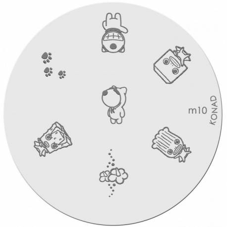 Konad Placa De Diseños Kim10 Konad Placa De Diseños Kim10