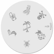 Konad Placa De Diseños Kim28