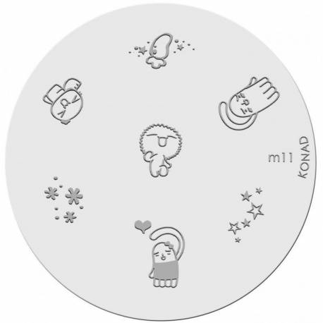 Konad Placa De Diseños Kim11 Konad Placa De Diseños Kim11