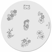 Konad Placa De Diseños S 9 Kim509