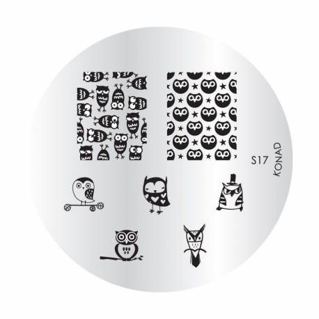 Konad Placa De Diseños S17 Kim517 Konad Placa De Diseños S17 Kim517
